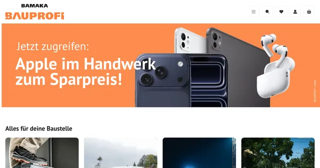 Startseite von Bamaka Bauprofi