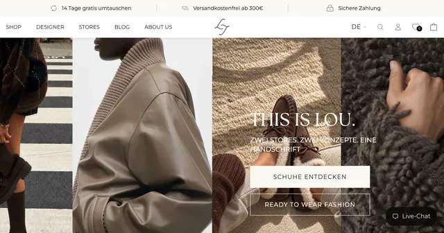 Startseite von loui.rocks